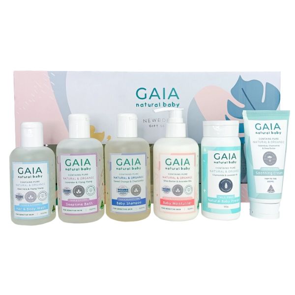 Gaia Natural Baby Newborn Baby Gift Set
