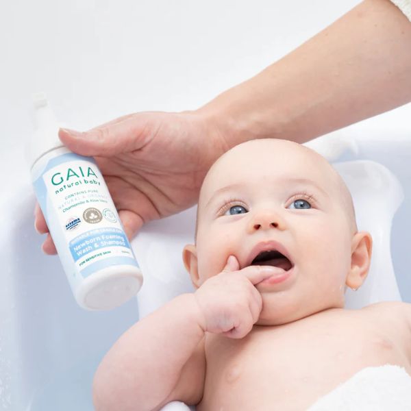 Gaia Newborn Foaming Shampoo & Wash 150mL