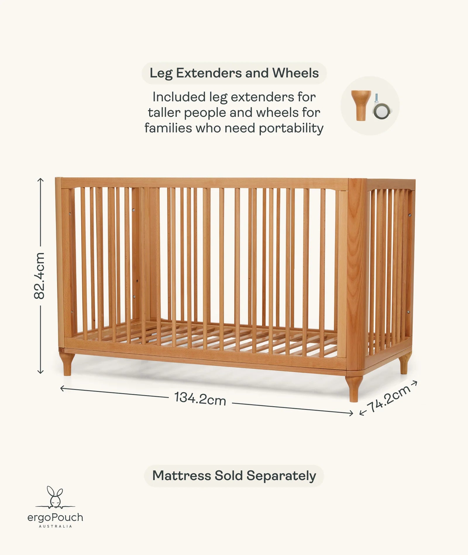 ErgoPouch Lyra Convertible Cot