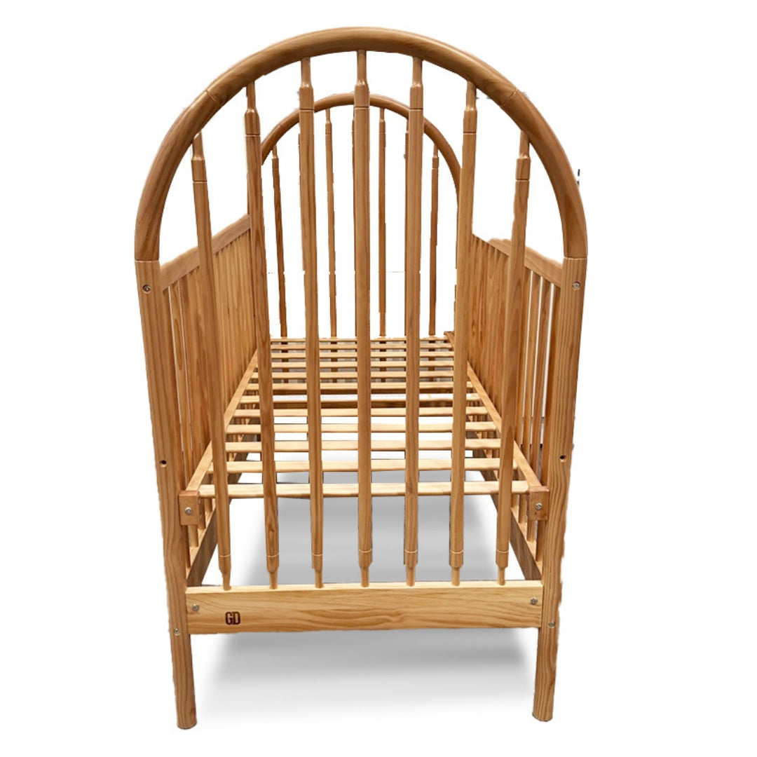 Gusto + Darcy Aphrodite Cot Maple Wash with Mattress