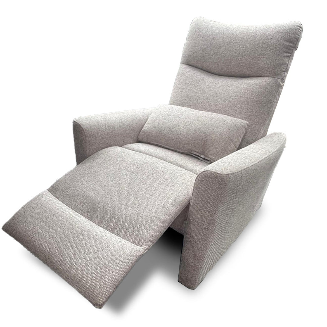 Gusto + Darcy Costa Electric Reclining Rocking Chair Truffle Dobby Performance Weave