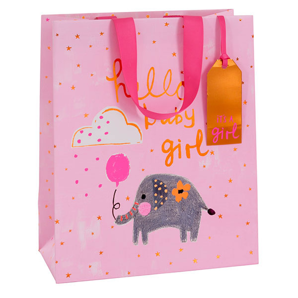Waterlyn Glick Baby Girl Large Gift Bag