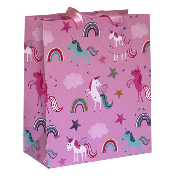Waterlyn Glick I Drew This Unicorn Large Gift Bag