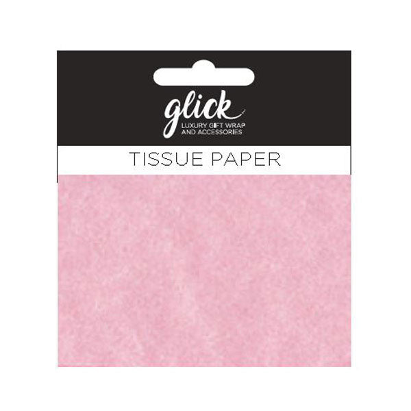 Waterlyn Glick Plain Light Pink Tissue Paper 4 Sheets