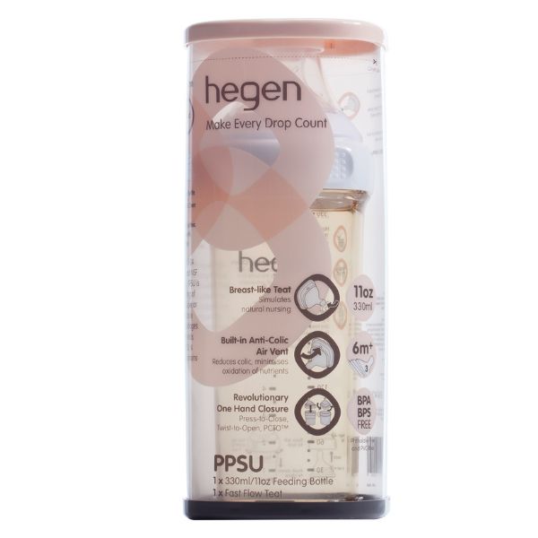 Hegen PCTO 330ml Feeding Bottle PPSU (6 Months+)