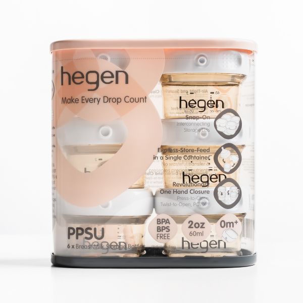 Hegen PCTO 60ml Breast Milk Storage PPSU 6pk
