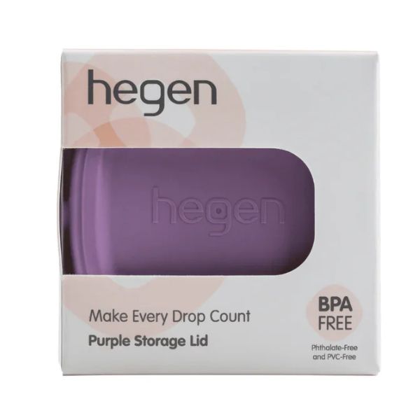 Hegen PCTO Breast Milk Storage Lid Purple