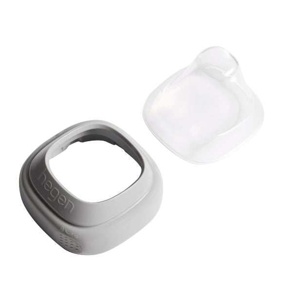 Hegen PCTO Collar and Transparent Cover Grey