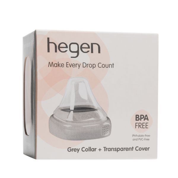 Hegen PCTO Collar and Transparent Cover Grey