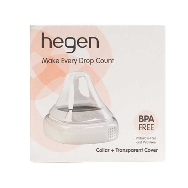 Hegen PCTO Collar and Transparent Cover White