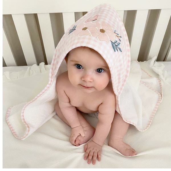 Living Textiles Hooded Towel Butterfly Garden
