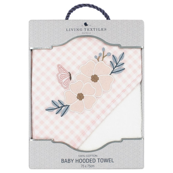 Living Textiles Hooded Towel Butterfly Garden
