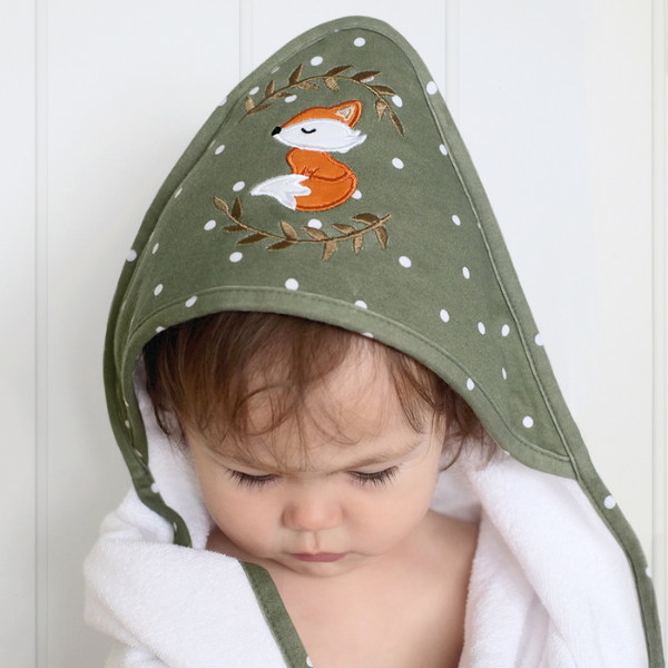 Living Textiles Hooded Towel Forest Retreat
