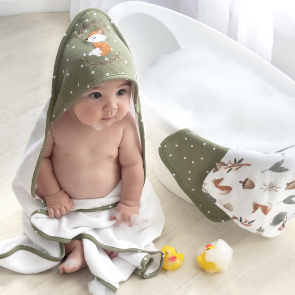 Living Textiles Hooded Towel Forest Retreat
