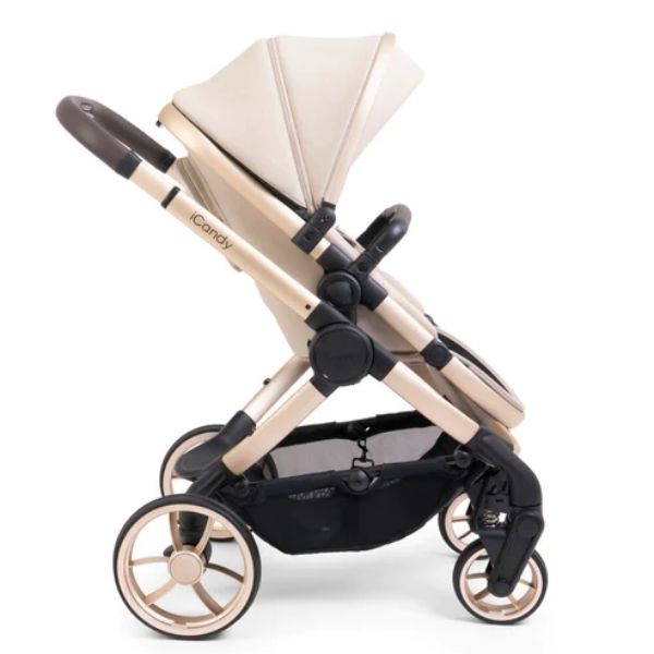 iCandy Peach 7 Pram Biscotti TRAVEL SYSTEM (includes Maxi Cosi Infant Carrier with Base)