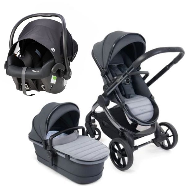 iCandy Peach 7 Pram Truffle TRAVEL SYSTEM (includes Maxi Cosi Infant Carrier with Base)