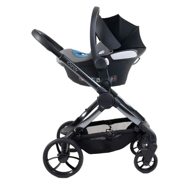 iCandy Peach 7 Pram Truffle TRAVEL SYSTEM (includes Maxi Cosi Infant Carrier with Base)