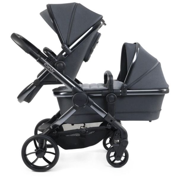 iCandy Peach Double Pram Truffle – Baby Kingdom