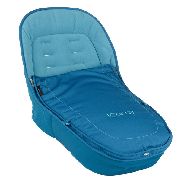 Icandy Peach Universal Luxury Footmuff Peacock