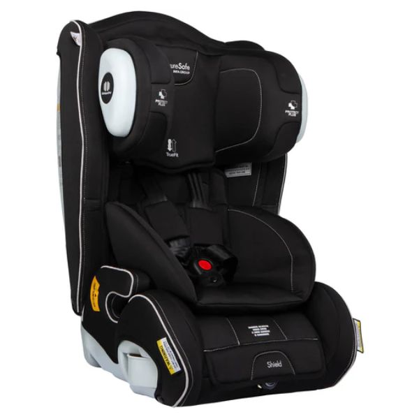 SecureSafe Shield Forward Facing Car Seat (6m to 8yrs) Black