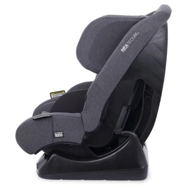 InfaSecure Momentum GO ISOfix Convertible Car Seat 0-4yrs Black Fleck