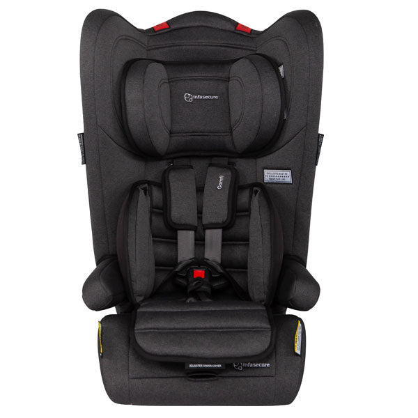 InfaSecure Comfi GO Convertible Booster Black Fleck