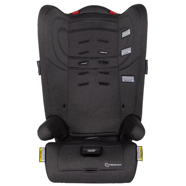 InfaSecure Comfi GO Convertible Booster Black Fleck