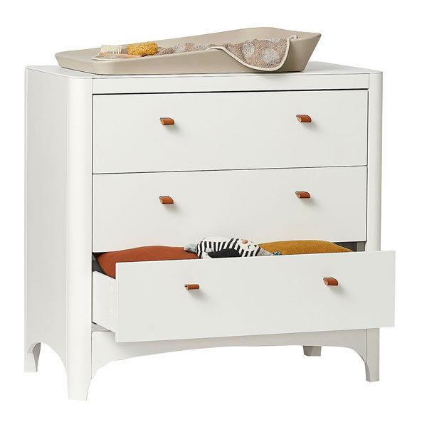 Leander 3 Drawer Dresser White