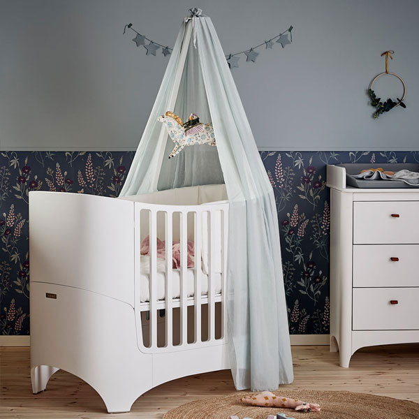 Leander Cot Canopy V21 Dusty Blue (need to purchase Leander Classic Canopy Rod)
