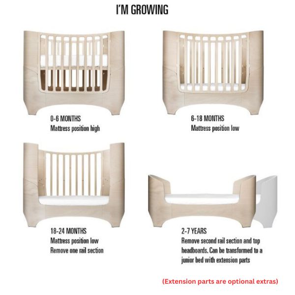 Leander Classic Cot White Wash