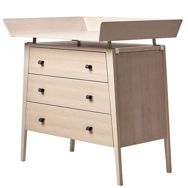 Leander Linea Changing Unit For Dresser Natural - Top Tray Only - Excludes Chest