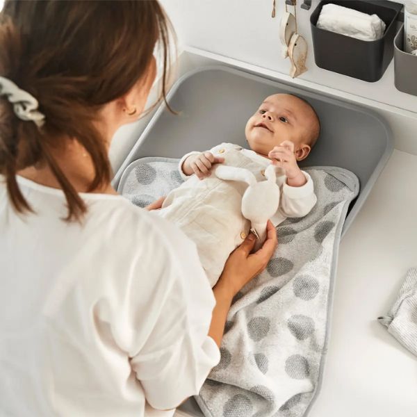 Leander Matty Change Mat Pearl Grey