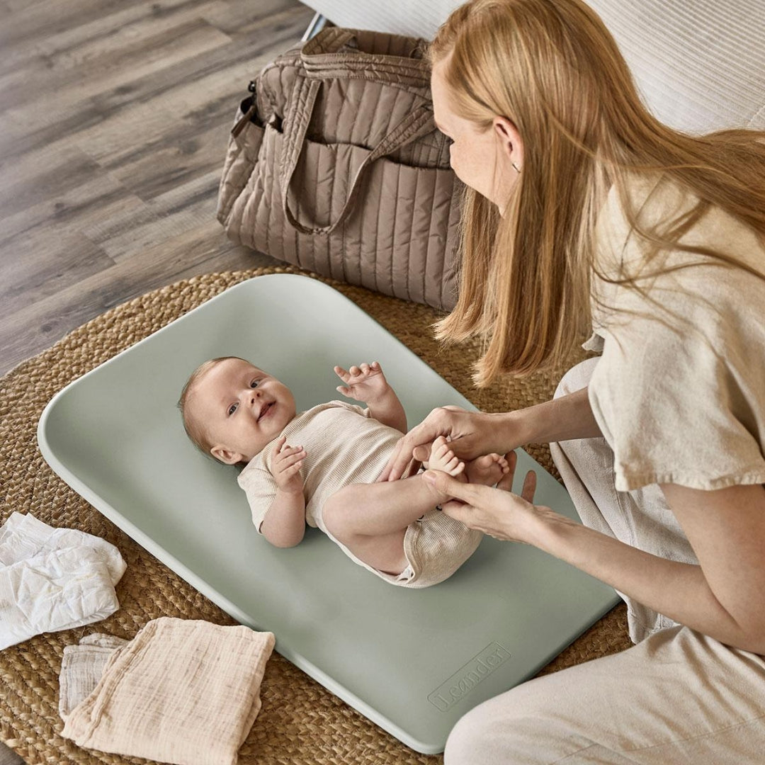 Leander Matty Mini Change Mat Sage Green