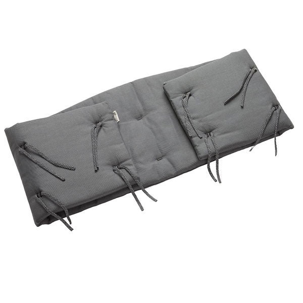 Leander Organic Classic Cot Bumper Cool Grey