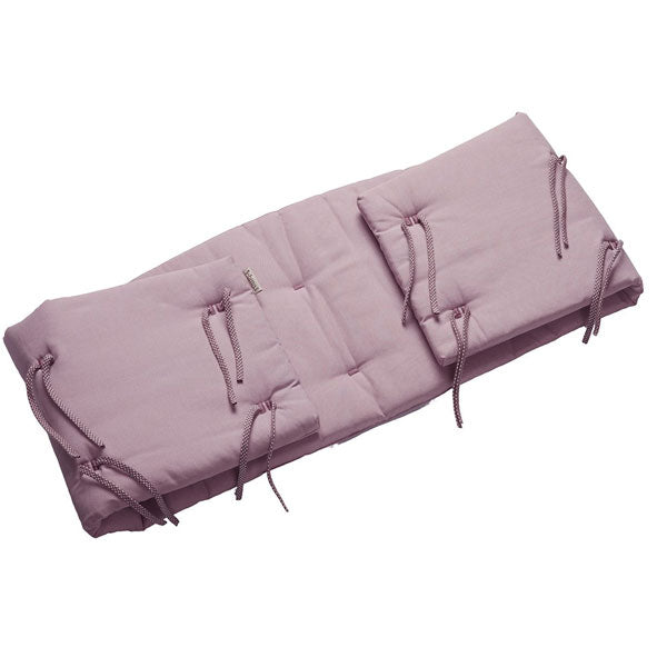 Leander Organic Classic Cot Bumper Dusty Rose