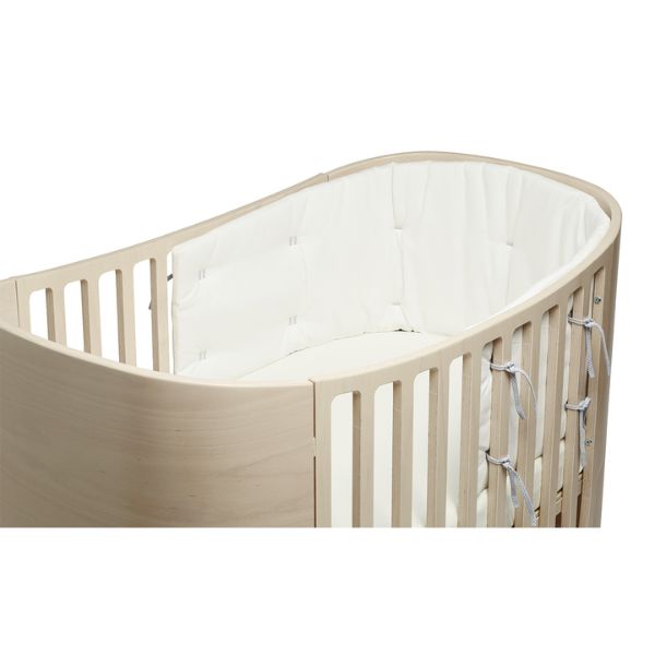 Leander Organic Classic Cot Bumper Snow