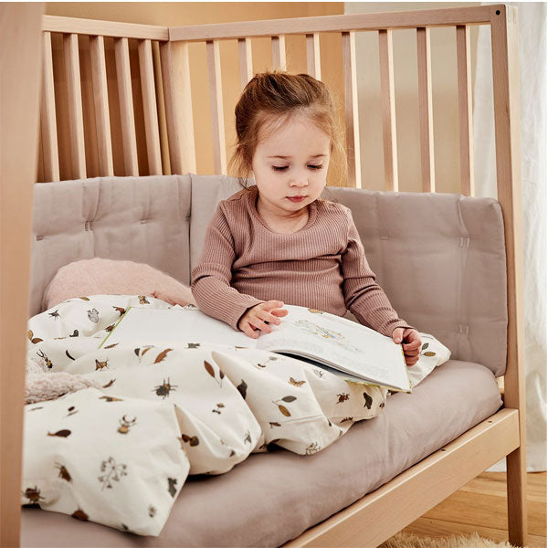 Leander Linea/Luna Cot Bumper Cappuccino