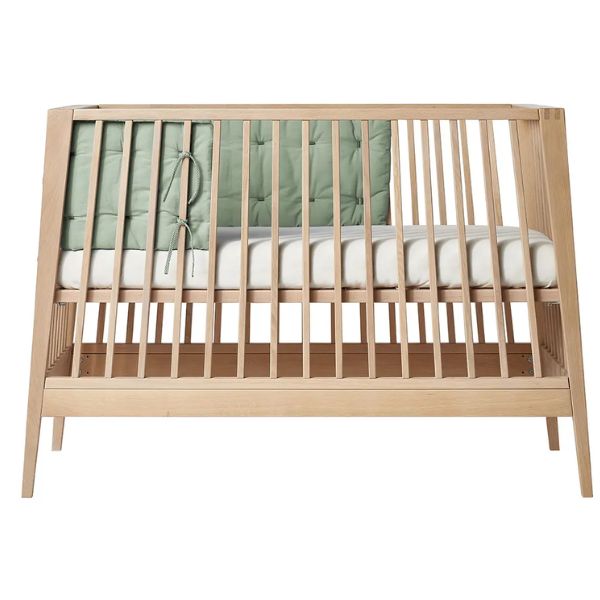 Leander Linea/Luna Cot Bumper Sage Green