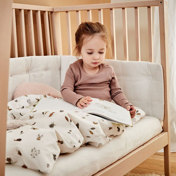 Leander Linea/Luna Cot Bumper Snow