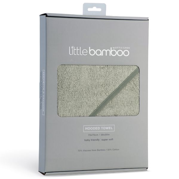Little Bamboo Hooded Towel Bayleaf
