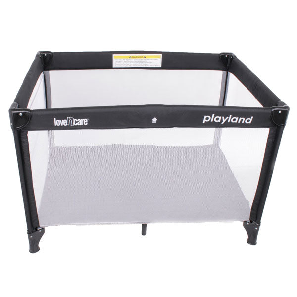 Love n Care Playland Travel Cot Nero