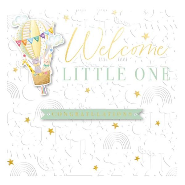 Waterlyn Ling Design Hot Air Balloon Greeting Card LNG_TP0018KW