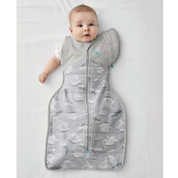 Love To Dream Swaddle UP Transition Bag 3.5Tog Large South Pole Grey