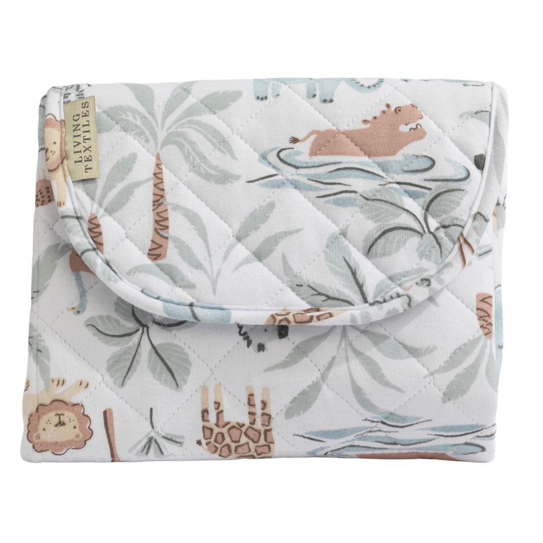 Living Textiles Foldable Waterproof Travel Change Mat Wild Safari