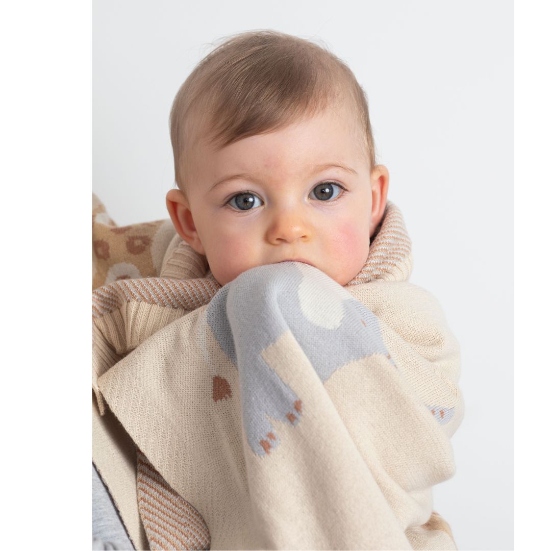 Living Textiles Jacquard Blanket Wild Safari