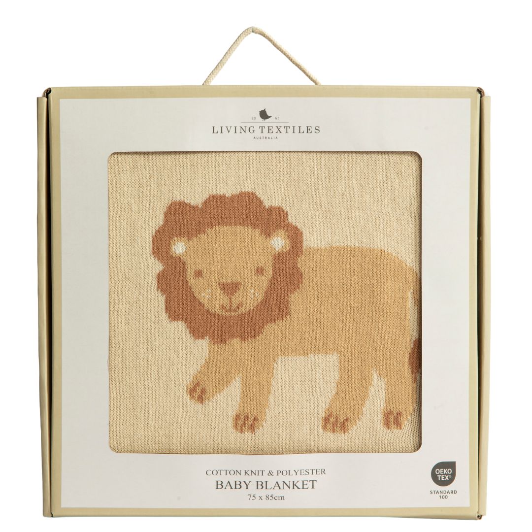 Living Textiles Jacquard Blanket Wild Safari