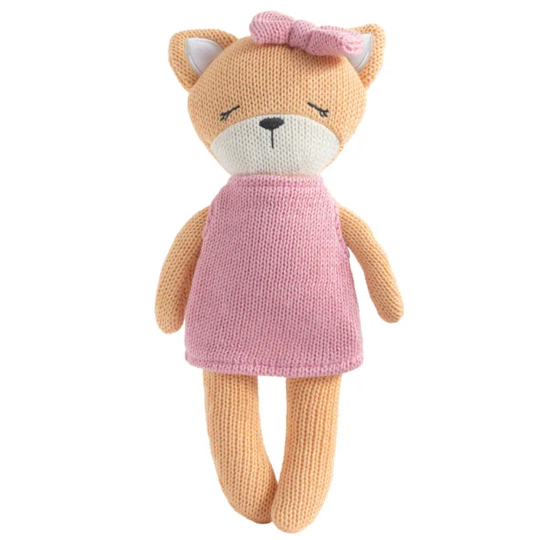 Living Textiles Animal Knitted Toy Frankie the Fox