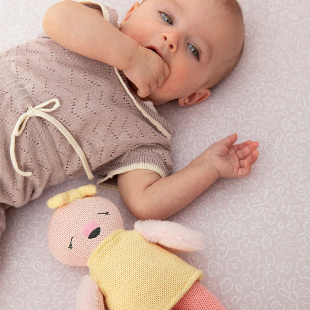 Living Textiles Animal Knitted Toy Freya the Flamingo