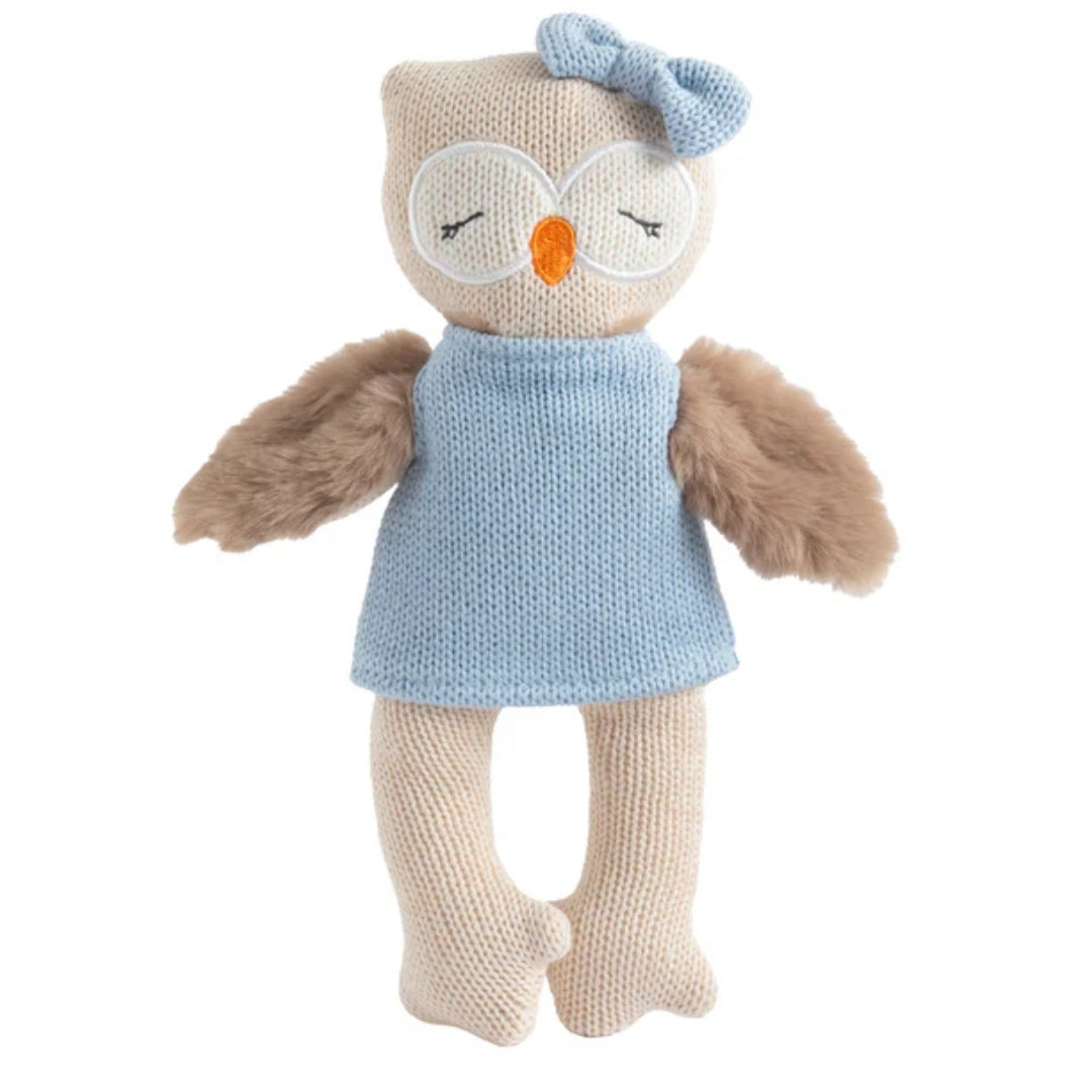Living Textiles Animal Knitted Toy Ollie the Owl
