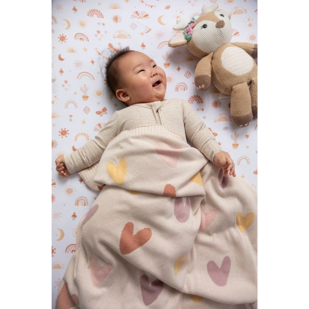 Living Textiles Jacquard Blanket Bohemian Bliss